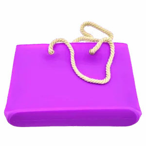 Bolso De Silicona Con Asa