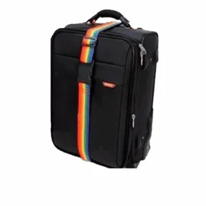 Cinta De Seguridad Para Valija Multicolor Retro