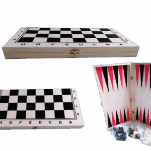 Tablero de madera 3 juegos en 1