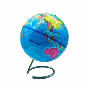 Globo Terráqueo Base Metálico