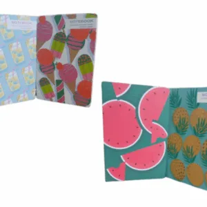 Libreta Con Diseño Frutales