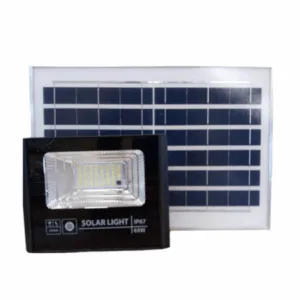 Reflector Foco Led Con Sensor Y Panel Solar