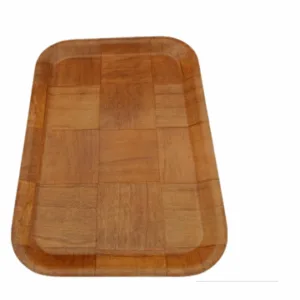 Bandeja Rectangular Marron