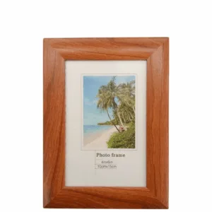 Porta Retrato De Madera Barniz 15x10