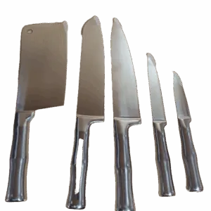 Set De Cuchillos Acero Inoxidable Con Soporte