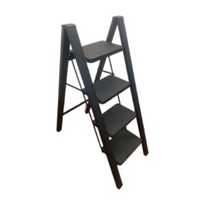 Escalera Plegable 4 Escalones 108X43CM Black