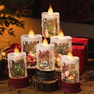 Lampara Vela Navidad Usb Y Pila