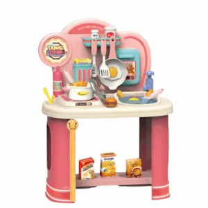 Super Juego de cocina con accesorios y boton de agua  21pcs