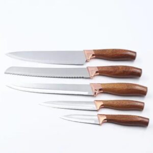 Set de 5 Cuchillos Cocina Mango Premium