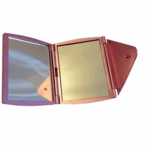 Espejo Cartera Doble Con Tapa