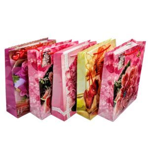 Bolsa De Regalo Diseño Floreado 24x27cm