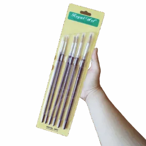 Pinceles Punta Fina Artisticos 6 Pcs